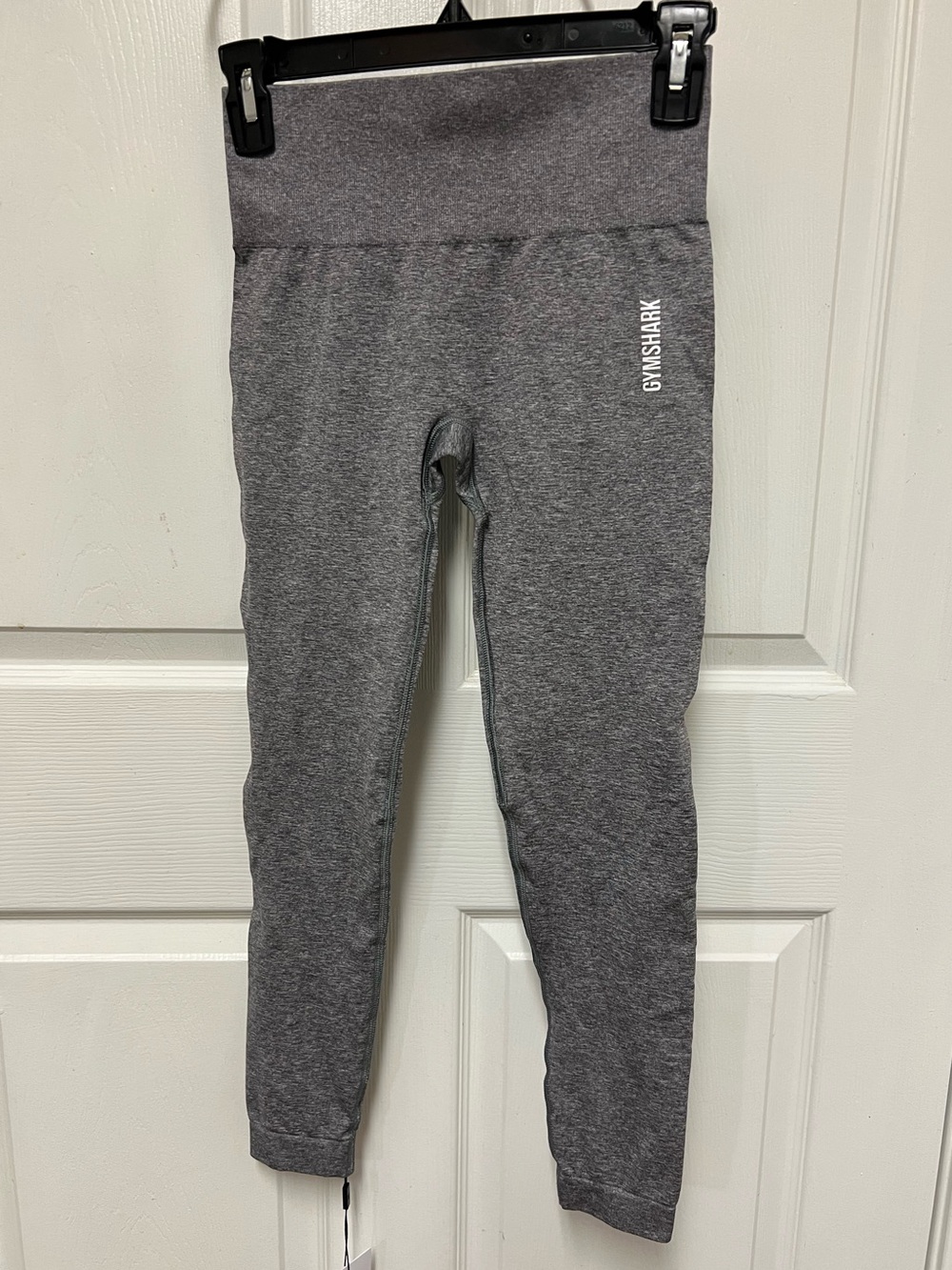 Gymshark Womens Adapt Gray High-Waist Seamless Leggings